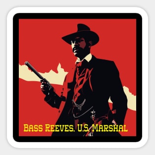 Bass Reeves - Design 1 Sticker